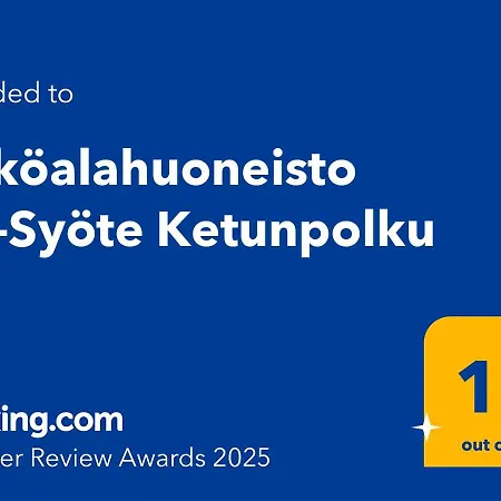 Naekoealahuoneisto Iso-syoete Ketunpolku Holiday home *